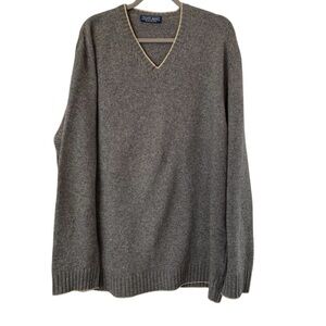 DUTTI SPORT By Massimo Dutti Men’s Wool Blend V-Neck Sweater XXL (44)